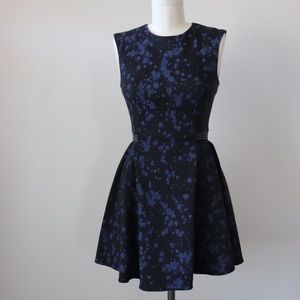 Paint splatter print mini dress